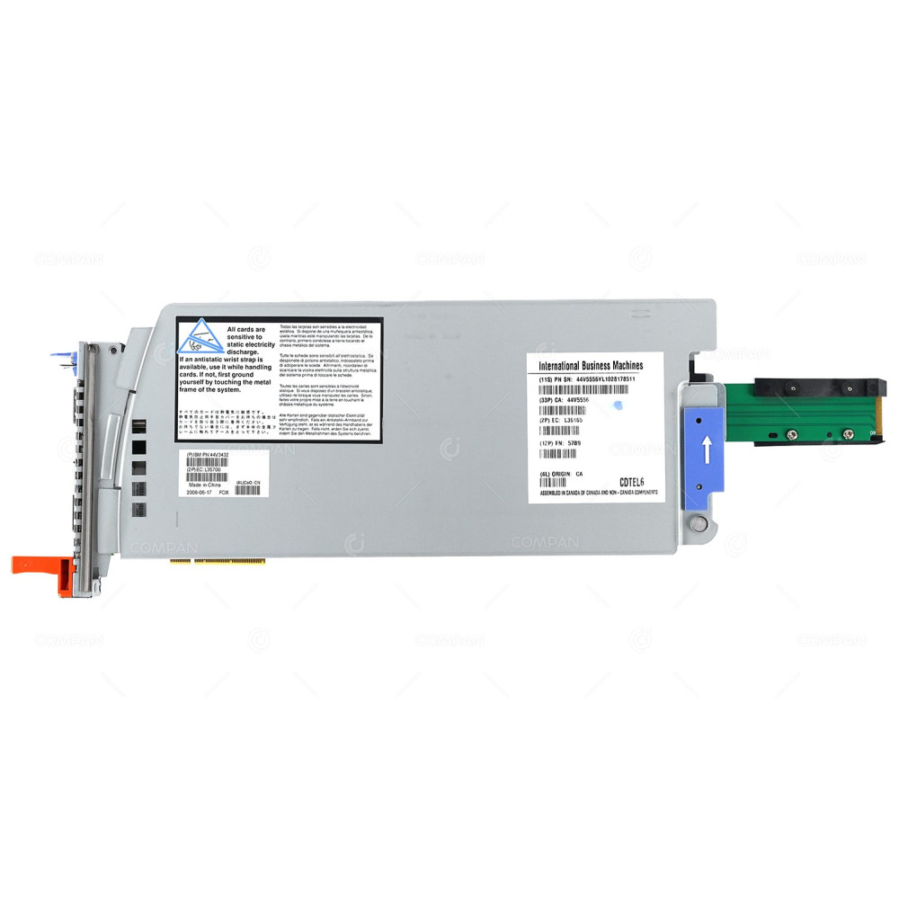 57B9 IBM  57B9 SAS 3GB DUAL X4 PCIE RAID ADAPTER 44V5556